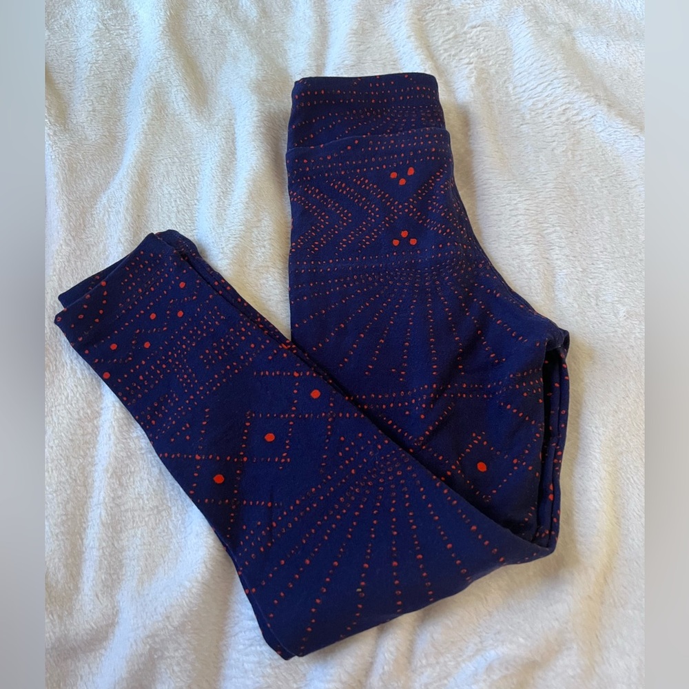 Blue and Orange Leggings for Kids